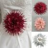 16cm Large Flower Brooch Suit Sweater Coat Solid Color Foral Corsage Jewelry Badge Accessories Fabric Handmade Pin Brooch
