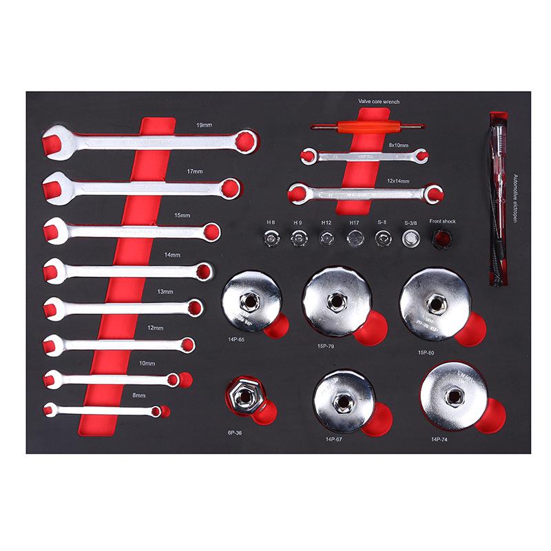 158-Piece EVA Tool Tray Set for Mechanical Repair Workshop