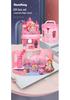 Realistic Princess Castle Doll Handbag - Children's Role-Playing Toy Gift