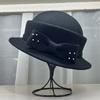 French romantic concave top beret foreign style top hat autumn and winter travel shopping photo pure wool small pot hat women