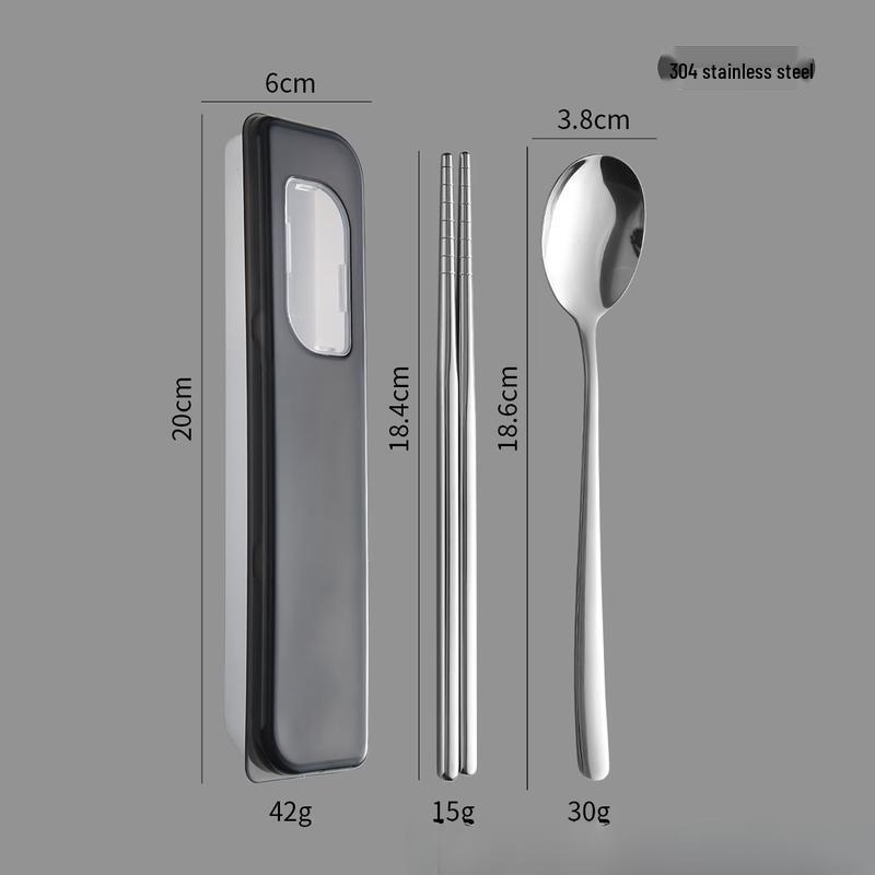Portable Travel Stainless Steel Tableware Set