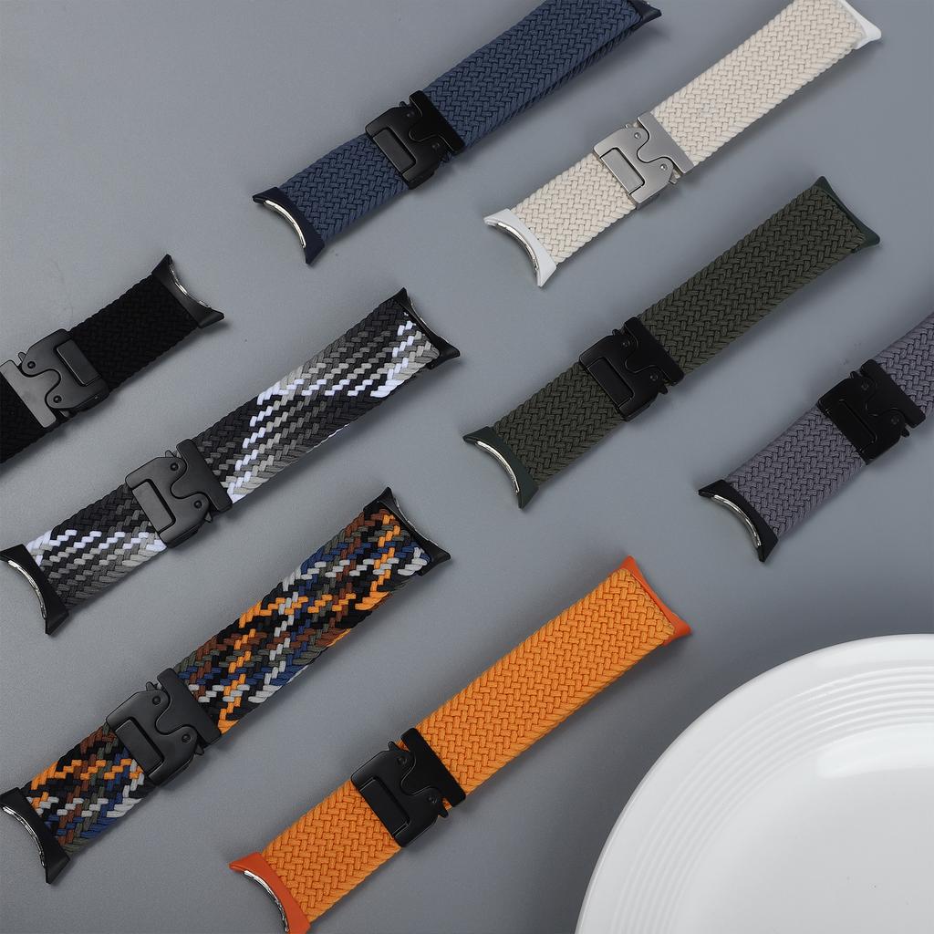 Padákové pletené pásky Pro Google Pixel Watch 3 4 Řemínek 41mm příslušenství Sportovní nylonový náramek correa Google Pixel Watch 2 Pásek