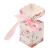 50 Set Wedding Favor Boxes Floral Pattern Retro   Sy Assemble   Boxes Party Favors with Rope   Gift Box