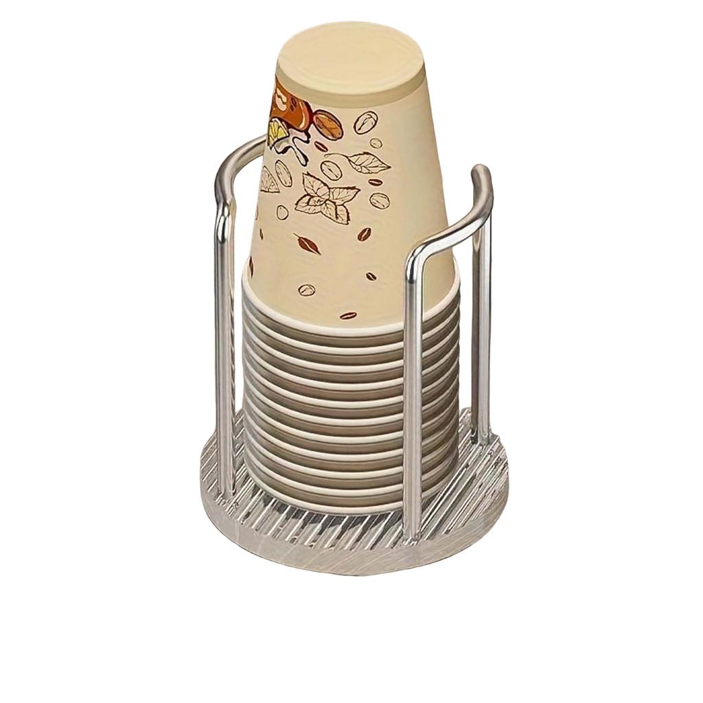 2/1pcs Household Disposable Paper Cup Holder Coffee Table Storage Rack Mug Cup Holder Teacup Organizer Kitchen Office Mugs Taker