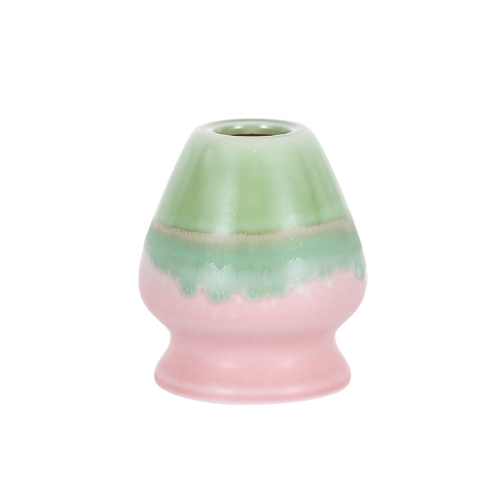 New Ceramic Matcha Bowl with Pouring Spout Reusable Matcha Whisk Holder Multicolored Japanese Tea Set Tea Lovers