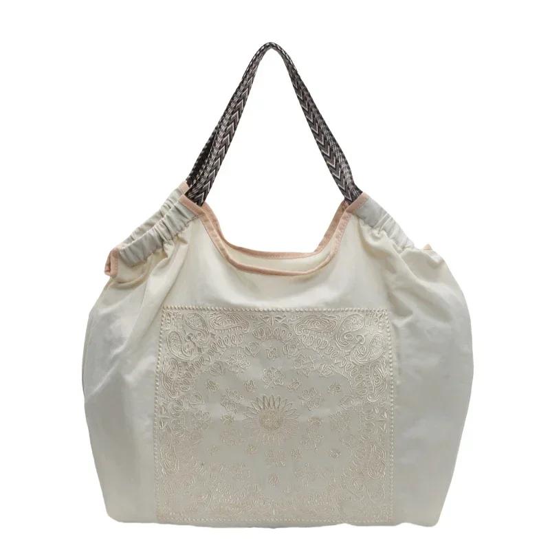 Casual Oxford Interior Compartment Women's Bags  Open Pocket  Women's Bag  Stitching Line New Fashion