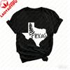 Texas State Outline Bluebonnet Flower Graphic Tshirt Unisex Unisex Cotton Short Sleeve Texas Pride Casual Daily Outfit