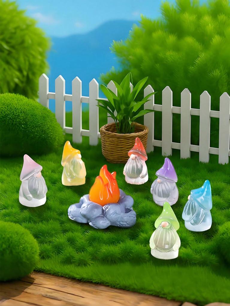 Luminous Easter Dwarf Cuteness Garden Landscaping Diy Decorative Accessories Micro-Landscape Small Ornaments
