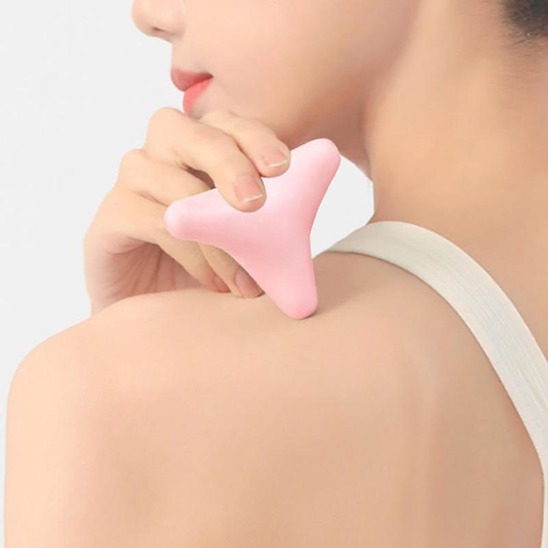 Silicon Massage Cone Triangular Relax Apparatus Ball Psoas Muscle Release Thoracic Spine Back Neck Scapula Foot Yoga Apparatus