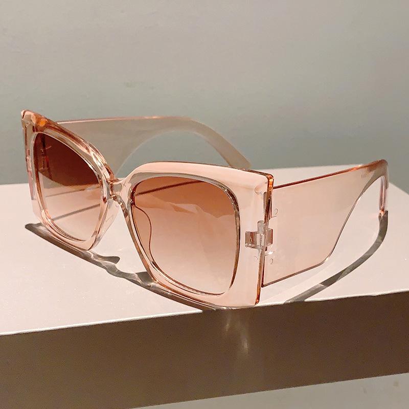

Big Frame Cat Eye Butterfly Sunglasses Women Retro Trendy Sun Glasses Punk Oversized Luxury Brand Designer Sexy Wide Leg Shade