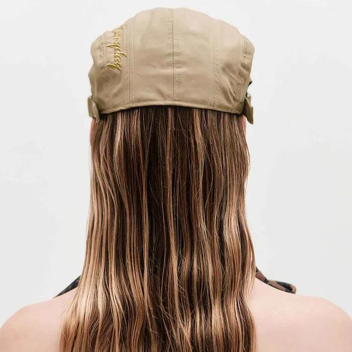 Embroidered Hunting Cap _ BEIGE