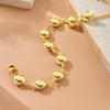 Pulsera de Cadena con Eslabones de Gota de Agua Chapada en Oro de 18 Quilates, Delicada Pulsera Declaración de Gota de Agua para Mujer, Joyería de Moda