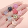 10Pcs/Lot Glass Five-Petaled Flower Beads Colorful Spacer Bead for DIY Bracelet Necklace Earrings Jewelry Making Accessories