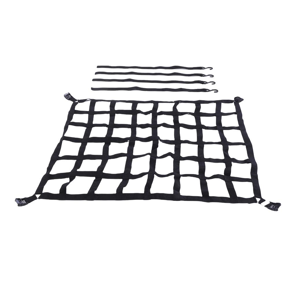 Pickup Net Strong Load Bearing Multifunctional Heavy Duty Roof Rack Basket Net with S Hook