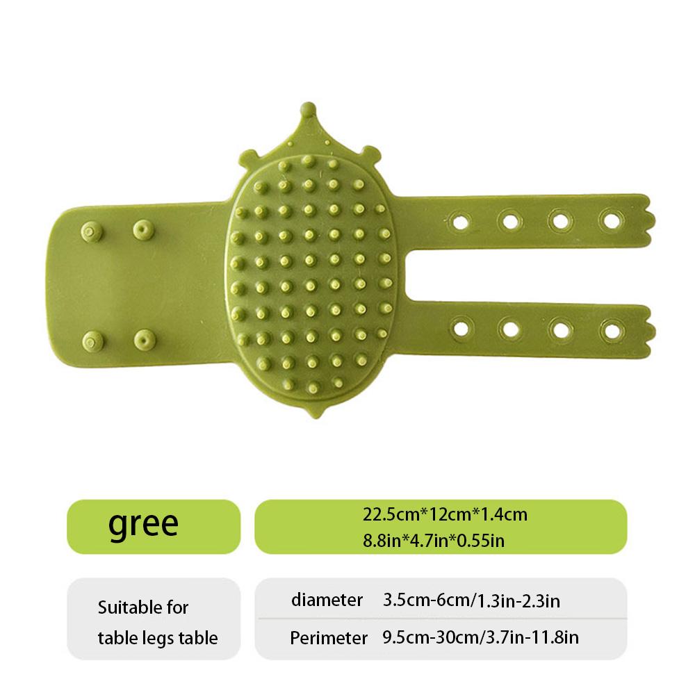 2/1Pcs Pet Cat Hair Removal Massage Comb Cats Scratching Rubbing Brush Kitten Grooming Selfcleaning Scratchers Cleaning Combs 1Pcs gree