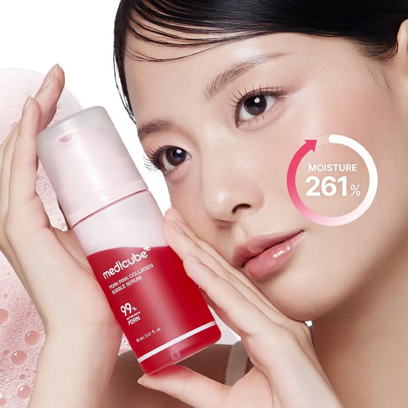 Medicube PDRN Pink Collagen Bubble Serum 95ml
