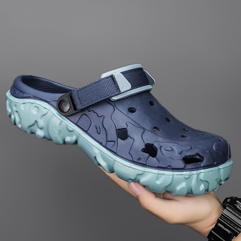 Fashion Summer Men Slippers New EVA Soft-soled Sandals Indoor Outdoor Garden Clogs Walking Beach Shoes Mens Shoes Big Size 40-47