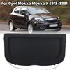 Rear Parcel Shelf Boot Load Luggage Cover For Vauxhall Mokka X J13 2012-2021 42554864 Black Trunk Cap Cargo Protective Plate