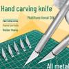 Aluminum Utility Pen Knife: Precision Carving, DIY Paper Cutter, Craft & Journal Blade Tool