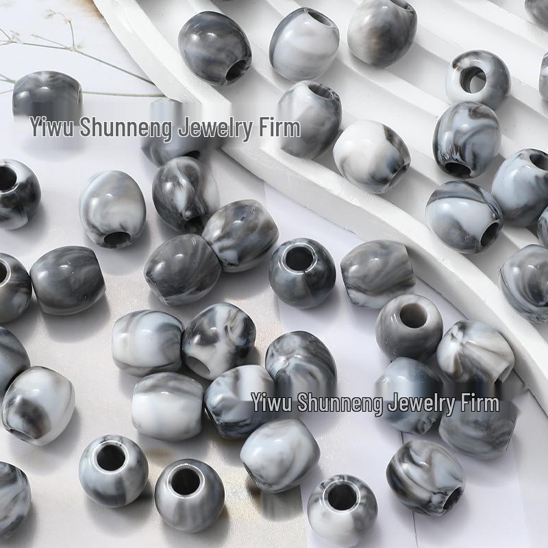 Acryl Zweifarbig Großlochperlen: DIY Schmuck-, Bekleidungs- & Accessoire-Komponenten