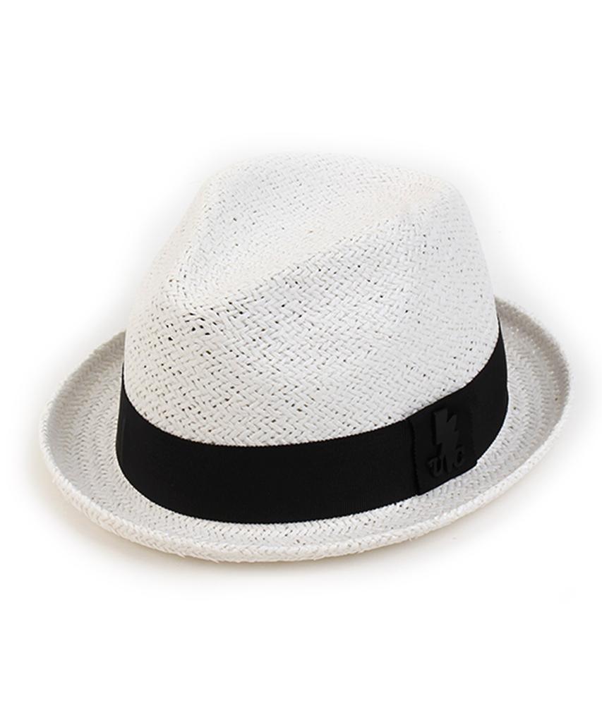 Yunibeosyeolkemiseuteuli Punk Short White Summer Fedora Summer Hat