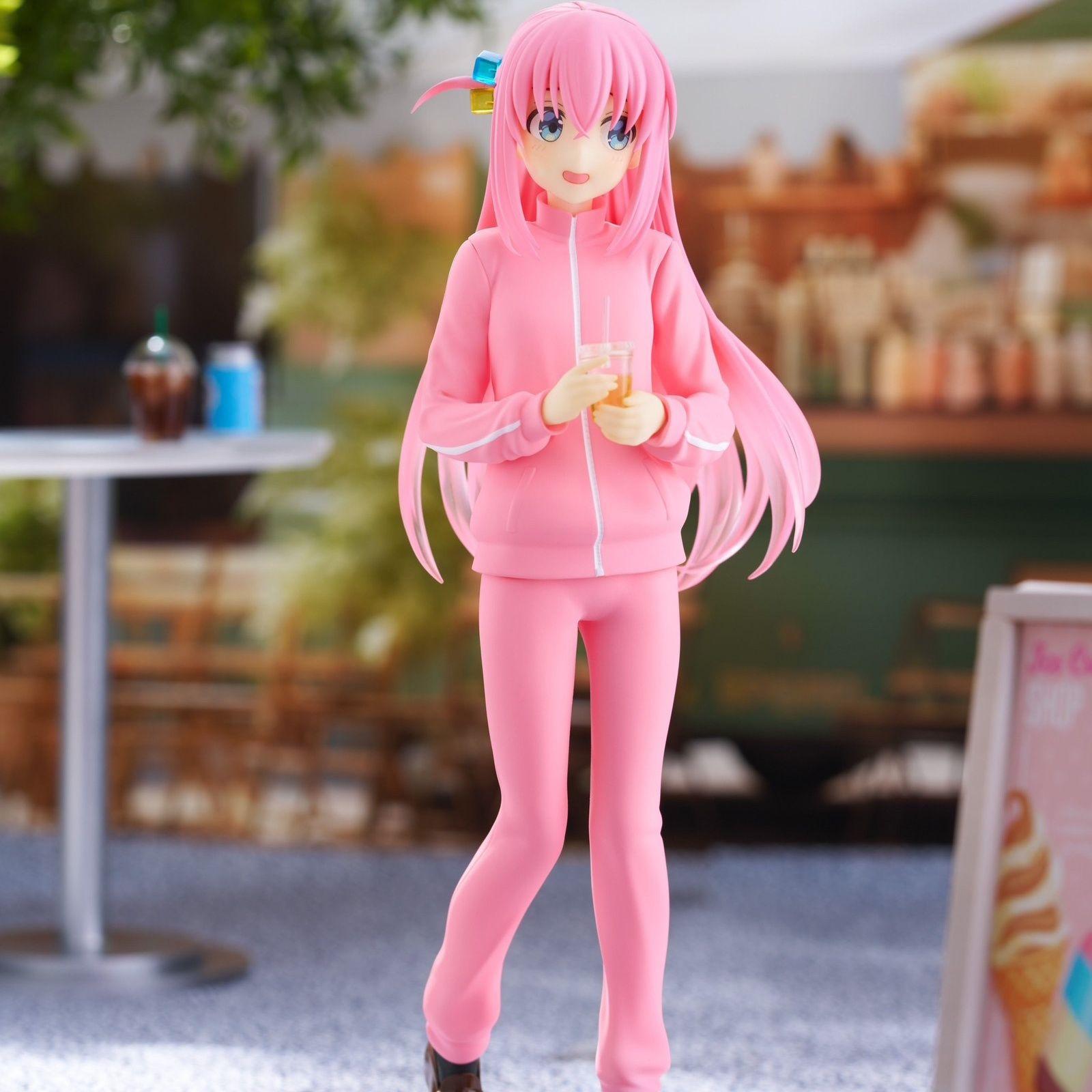 

Настольный орнамент аниме Bocchi the Rock: Фигурка Houdou Toku ручной работы в повседневной одежде Opp bag