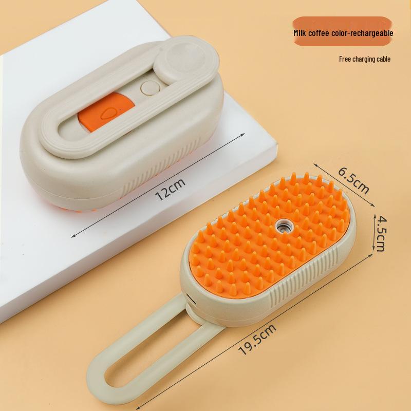 

Pet Massage & Spray Comb for Cats - Removes Loose Hair Without Bathing Regular