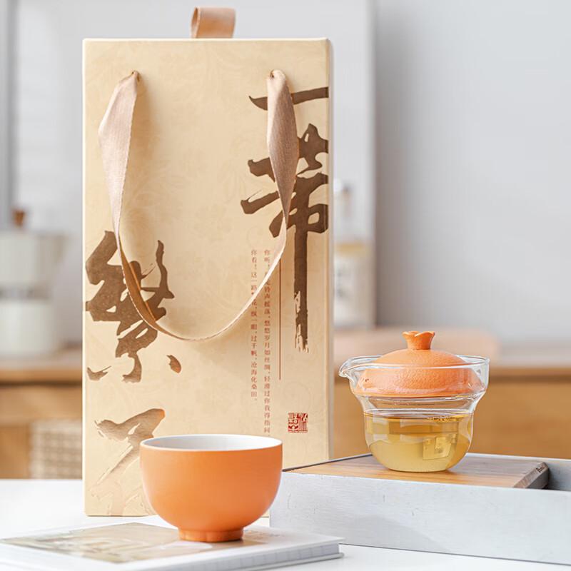 

Floral Ceramic Travel Tea Set
