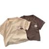 Toddler Korean Style Cartoon Short Sleeve Cotton T-Shirt