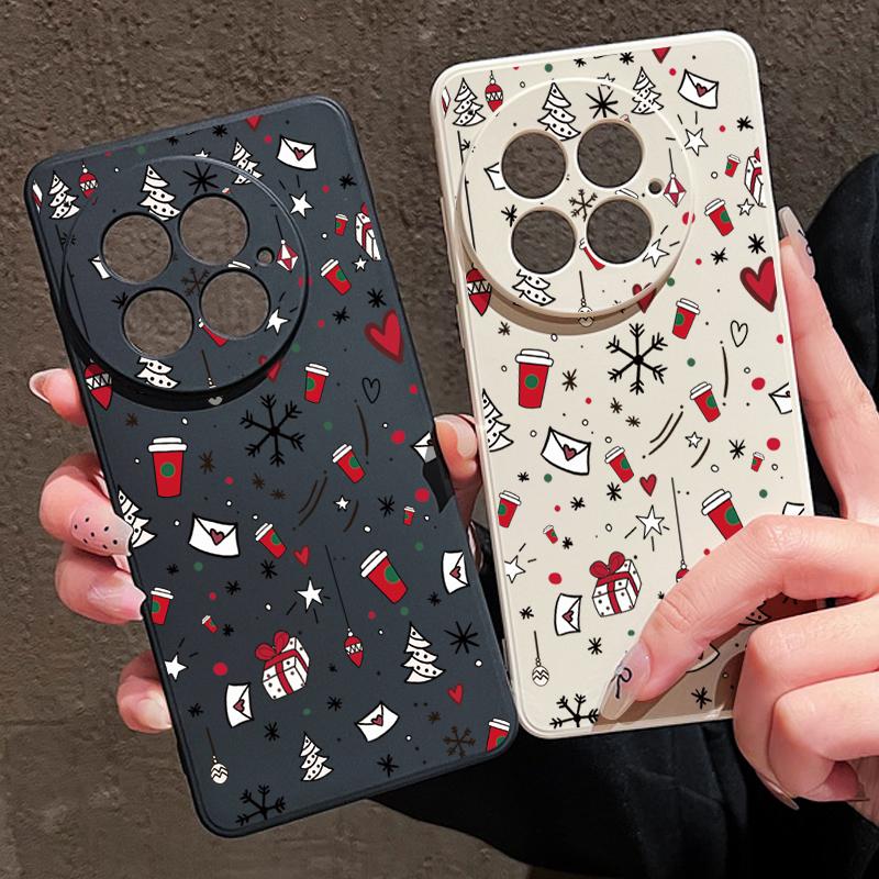 Christmas Gift Pattern Phone Case For OnePlus 15 13 12 13R 12R 11R Nord 5 5G Slim Soft TPU Silicone Cover For OnePlus Ace 5 3 2