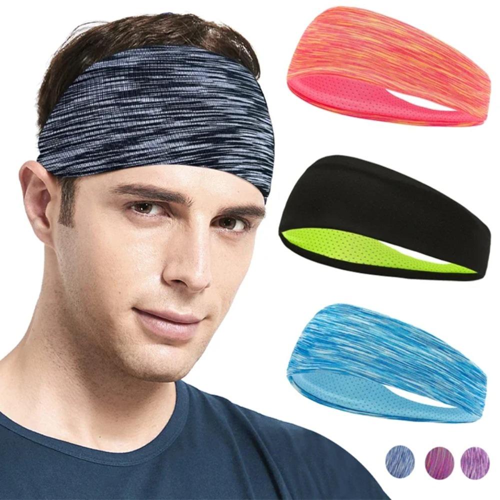 Zweetband voor Heren Dames Elastische Sport Haarbanden Hoofdband Yoga Hoofdbanden Hoofddeksel Hoofddoek Sport Training Haaraccessoires
