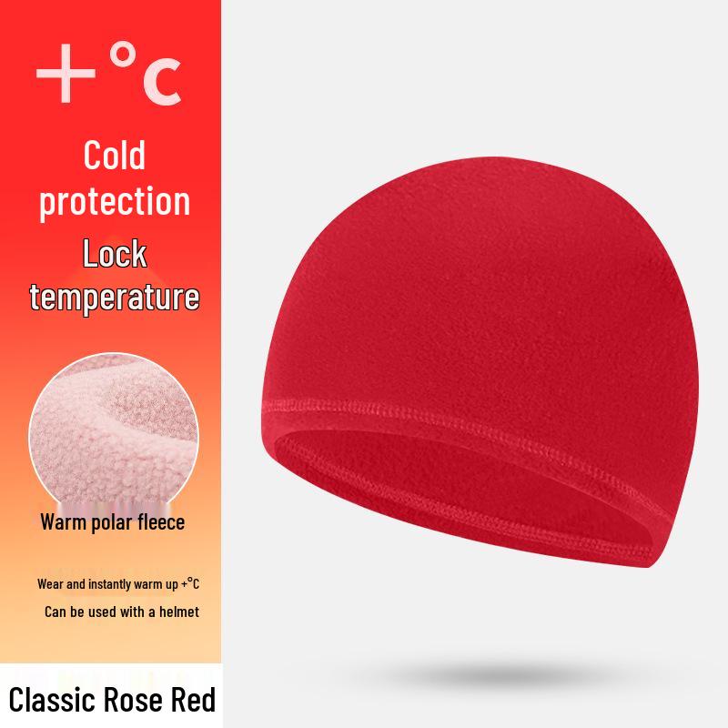 Thick Fleece Ear-Protective Winter Motorcycle Helmet Liner
