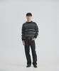 Guernsey Woollens Port Doyle Fair Isle Crewneck Sweater - Black