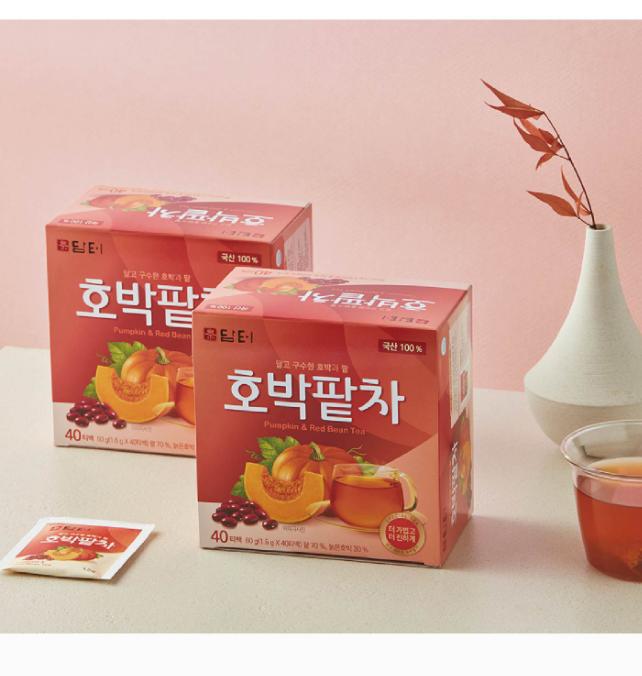 damtuh Pumpkin Red Bean Tea 40pcs