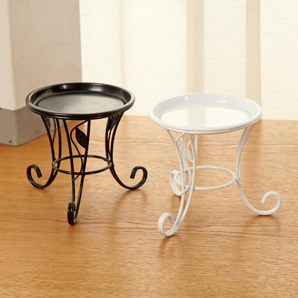 Praktisches Metall-Blumenregal Kleine Pflanzen-Ausstellungsregal Metall-Blumentopfständer Geschenk für Wohn- und Grünliebhaber