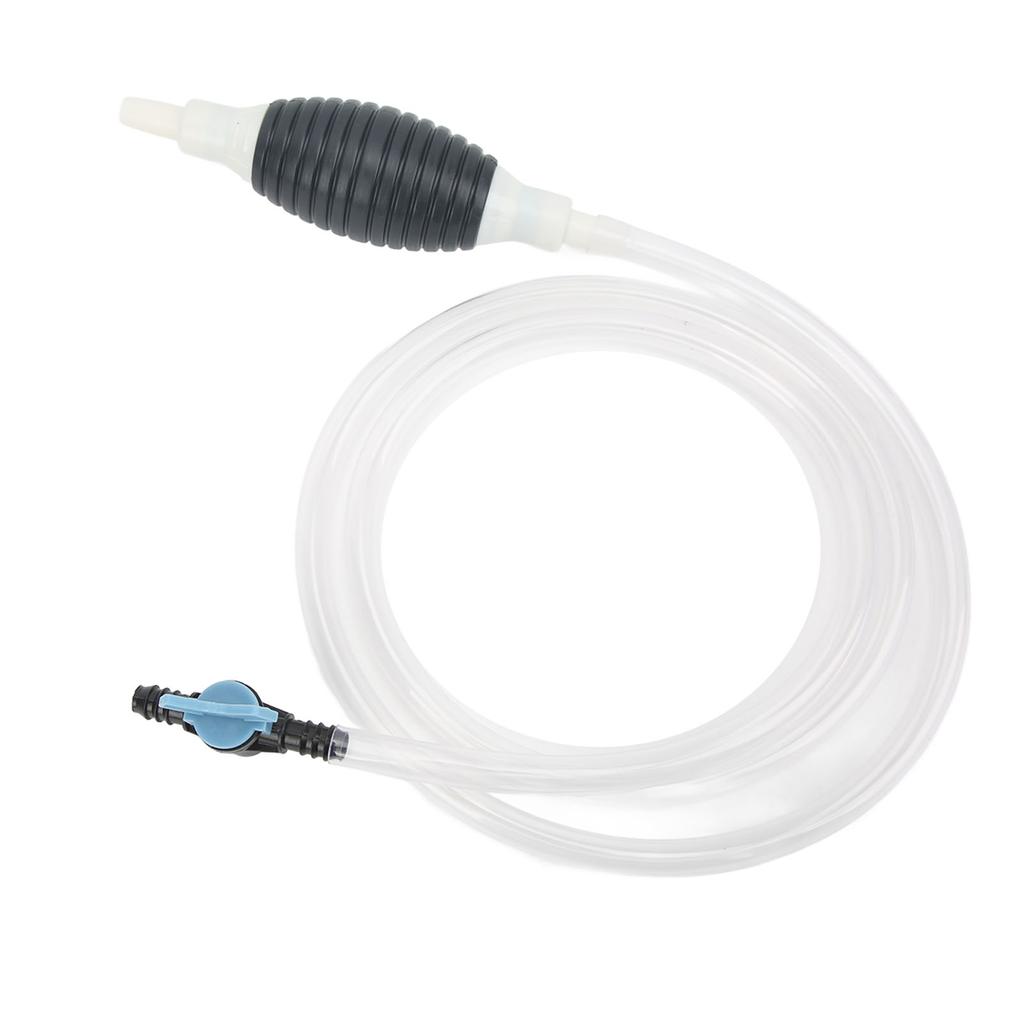 Liquid Fuel Transfer Siphon Pump with 2m Hose Manual Suction Universal for Diesel Gasoline Water Liquids