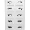 New 5 Pairs Natural 3D False Eyelashes Makeup Mink Eyelash Fake Eye Lashes Faux Cils Make Up Beauty Maquillaje Tools H13 Cat