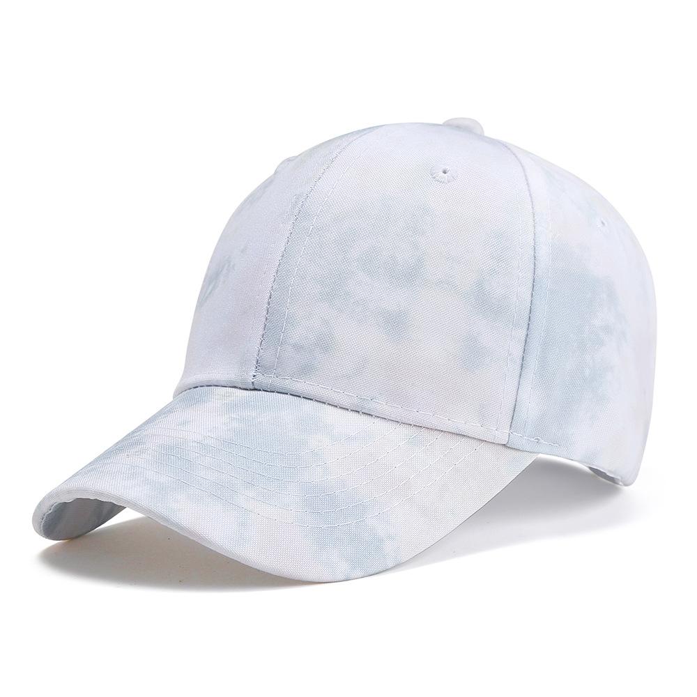 New Fashion Colorful Tie-Dye Baseball Cap Spring Men'S And Women'S Trend Lovers Hat Outdoor Sports Adjustable Sun Graffiti Bones