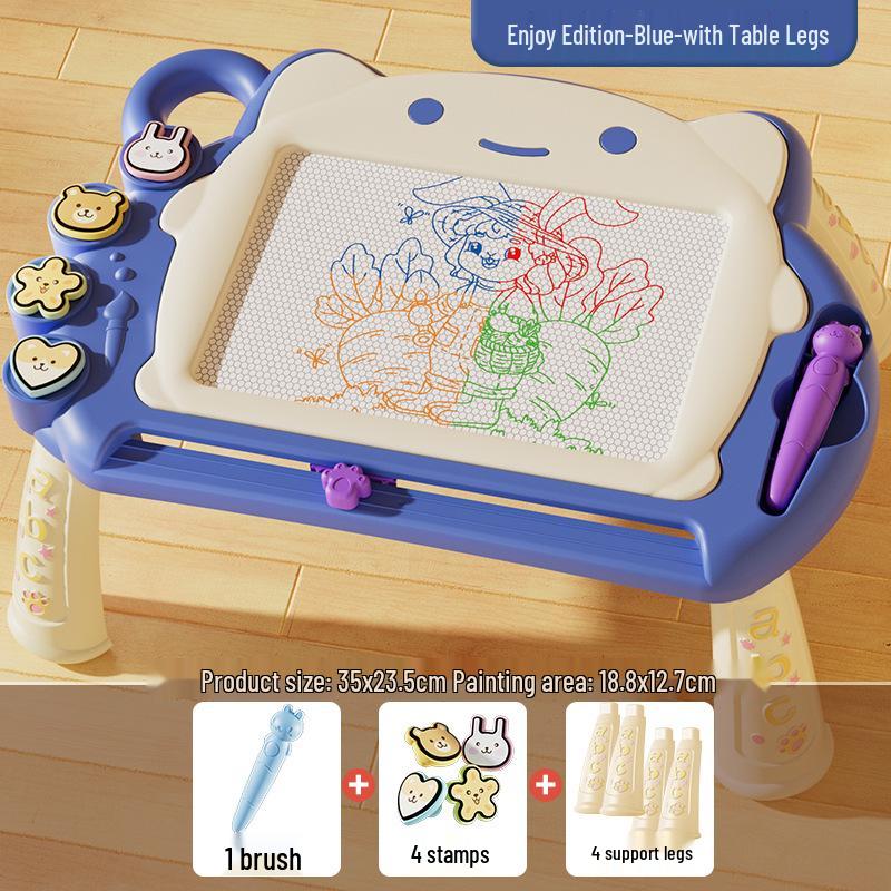 Colorful Magnetic Drawing Board for Kids - Detachable Writing & Graffiti Tool for Kindergarten Learning