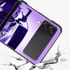 For Samsung Galaxy Z Flip 3 4 5 Hard Black Folding PC Phone Case Blue Red JDM Sport Car Luxury For Samsung Z Flip3 Back Cover