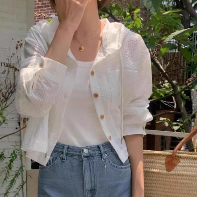 Women Shirt Summer Fashion Sunshade Long Sleeve Casual