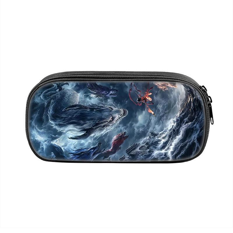 Nezha Birth Of The Demon Child Pencil Case For Kids Compact Storage With Cartoon Design