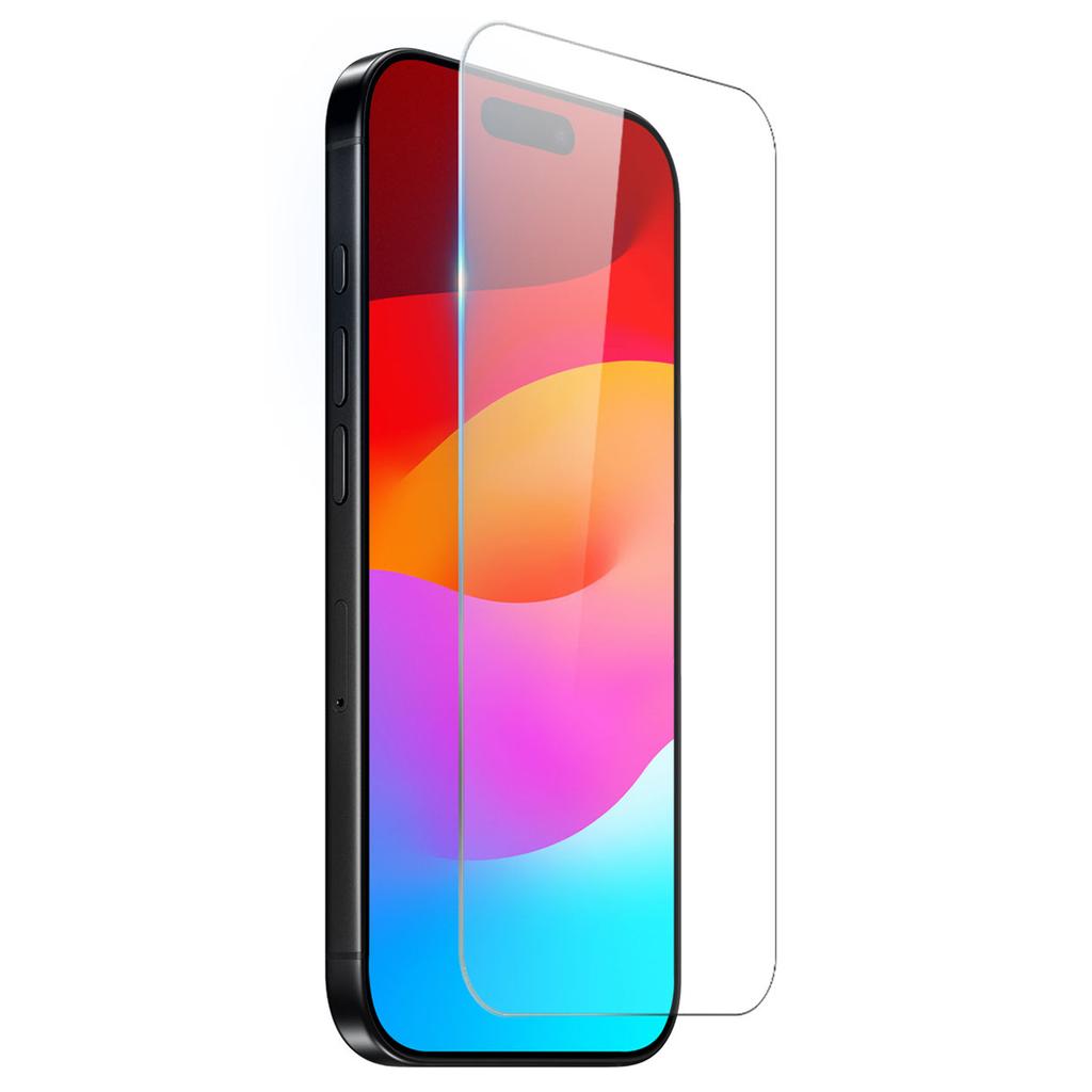 NORTHJO For iPhone 17 Pro Case Soft TPU Clear Phone Cover with Tempered Glass Screen Protector