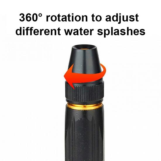 High-Pressure Nozzle And Hose, Home Car Wash Nozzle, Adjustable Booster Nozzle And 16Ft or 32Ft Hose for Garden Watering Vehicle Cleaning
