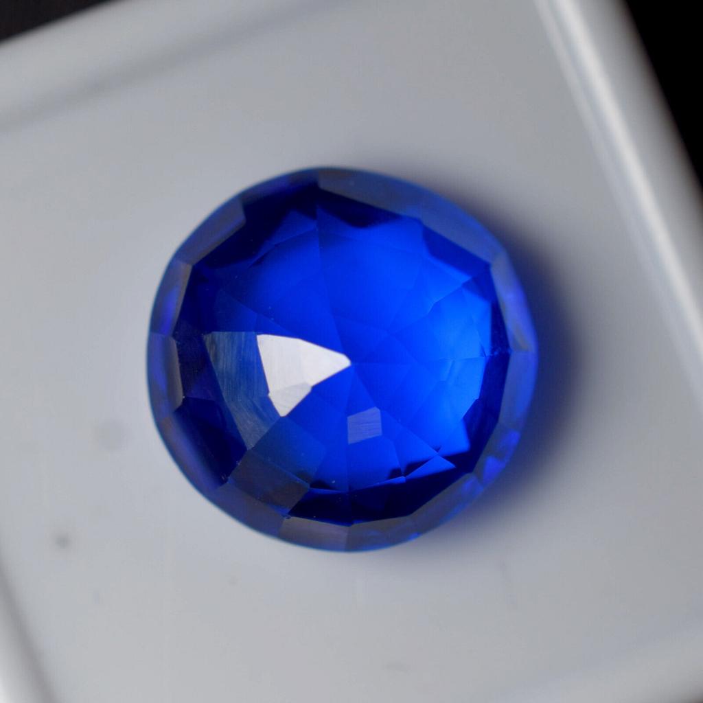 Natural Blue Tanzanite Loose Gemstone 9.30 ct Round Cut for Jewelry Making and Gem Collections