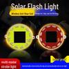 Solar-Powered LED Warning Lights for Cars/Motorcycles - No Wiring Needed