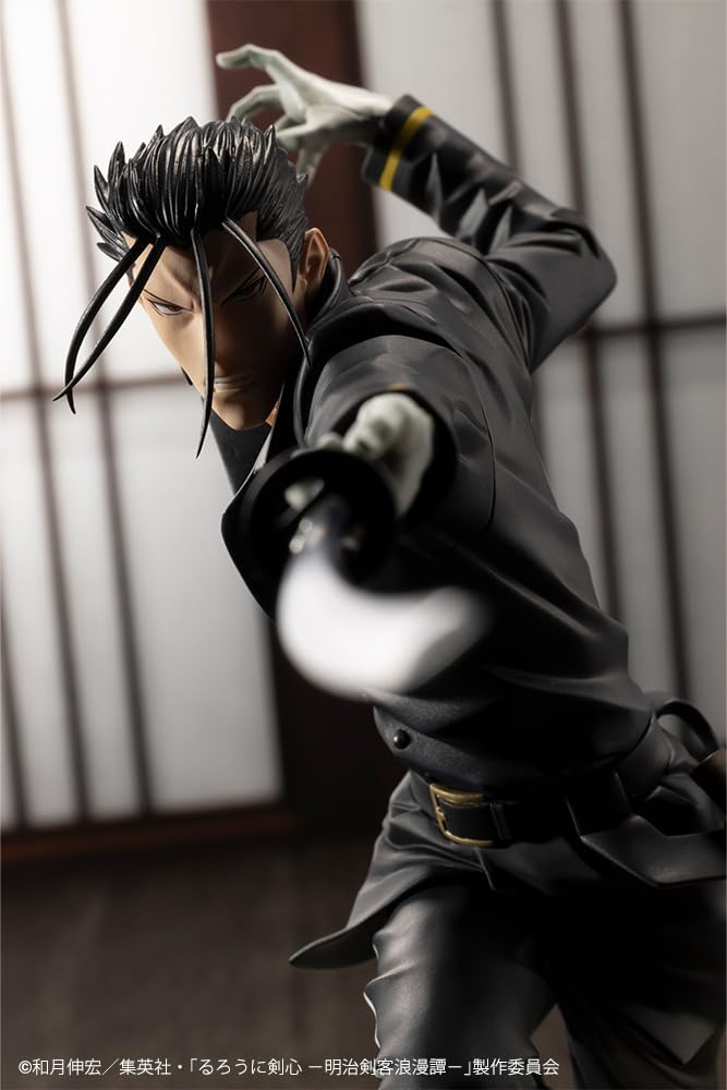 KOTOBUKIYA TV anime Kenshin Swordsman Romantic ARTFX J Hajime Saito scale PVC painted finished figure "Rurouni -Meiji Story" 1/8