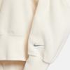 Nike X Naomi Osaka Gesticktes Logo Rundhals Fleece Sweatshirt Damen Tops Blass-Elfenbein FD5505-110