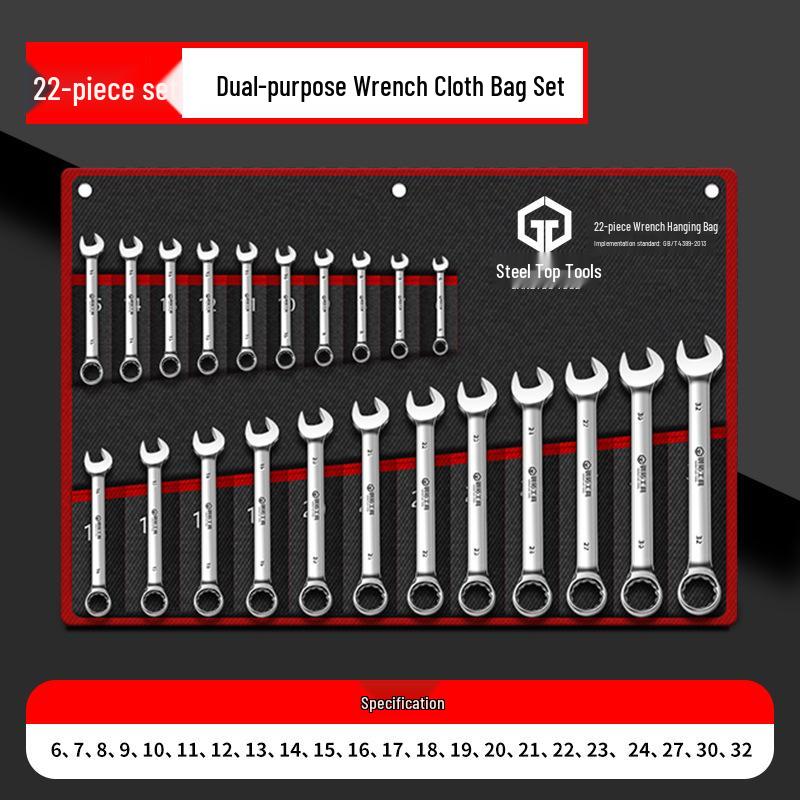 Metryczny zestaw kluczy do nakrętek złącznych podwójnie zakończonych (8-50mm) do naprawy samochodów