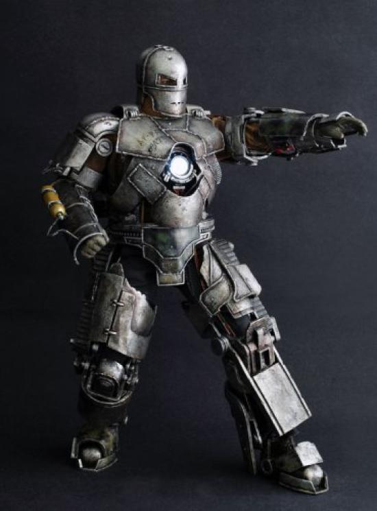 Movie Masterpiece Iron Man Scale Figure Iron Man Mark 1 1/6